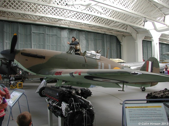 Hawker<br>Hurricane<br>and Merlin Engine